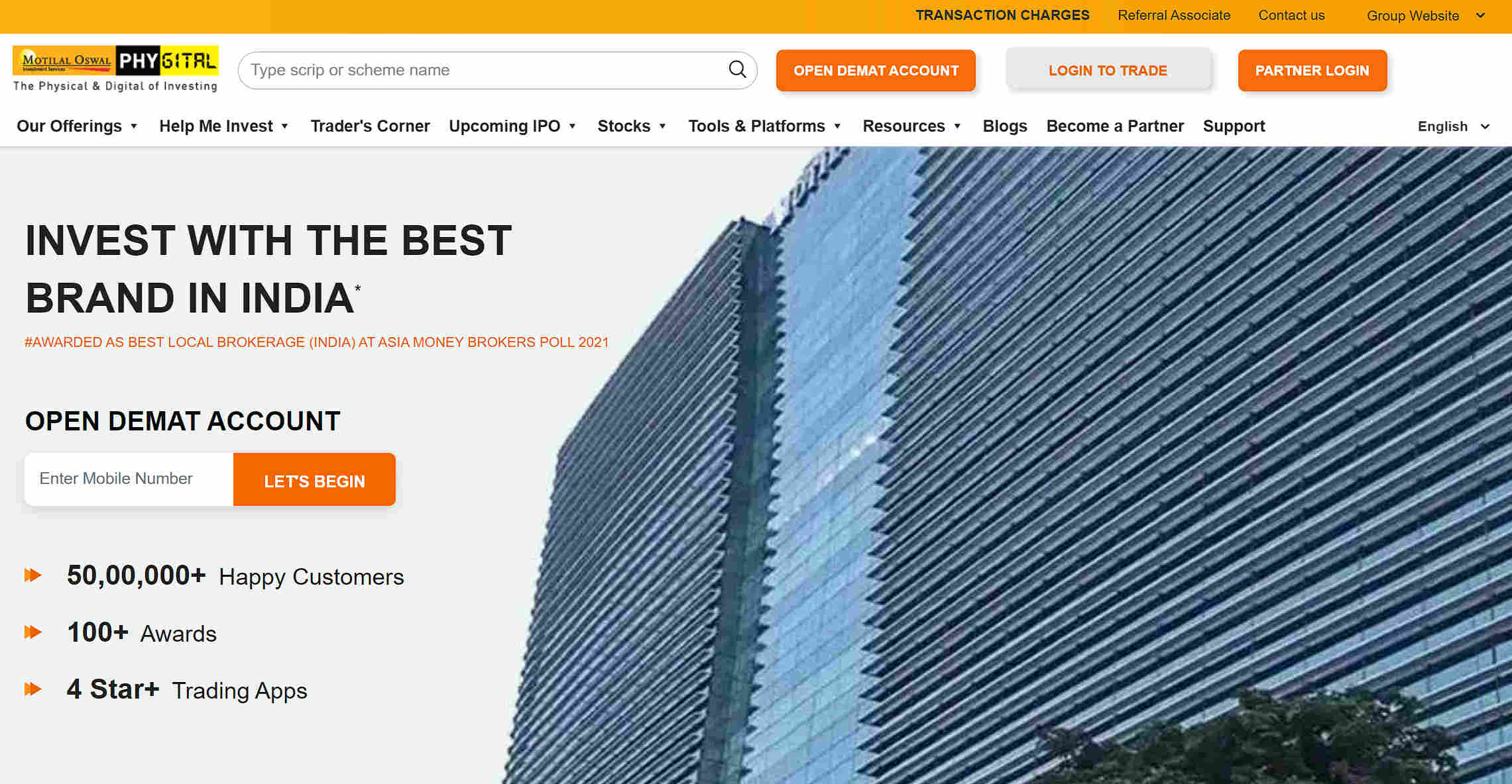 Motilal Oswal Website Localization